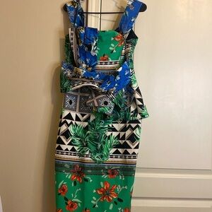 A dress with vibrant colors